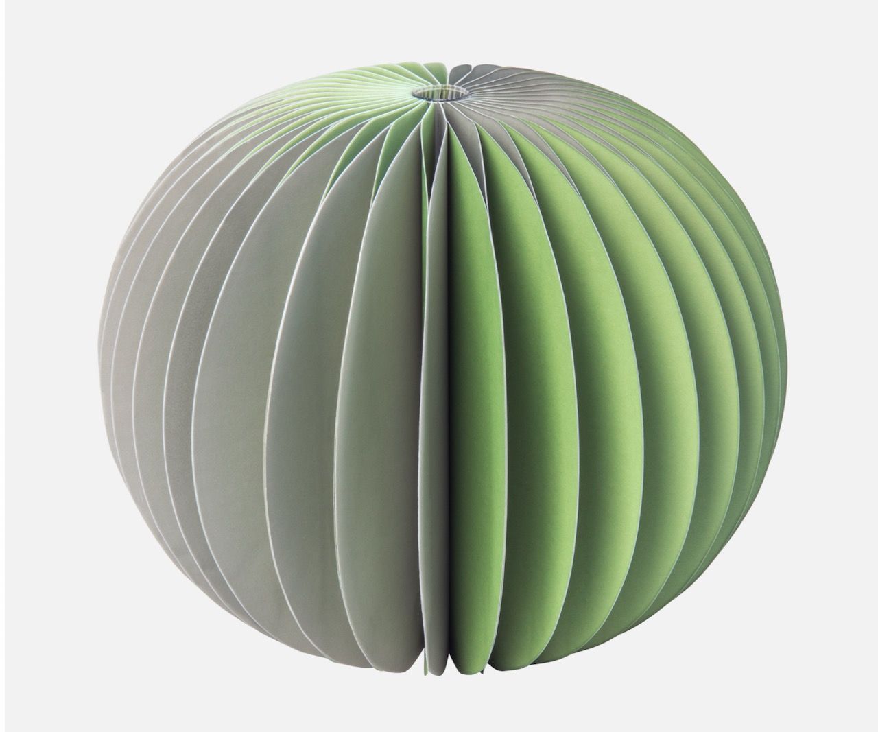 Vase en papier Yuki "sage" - Remember