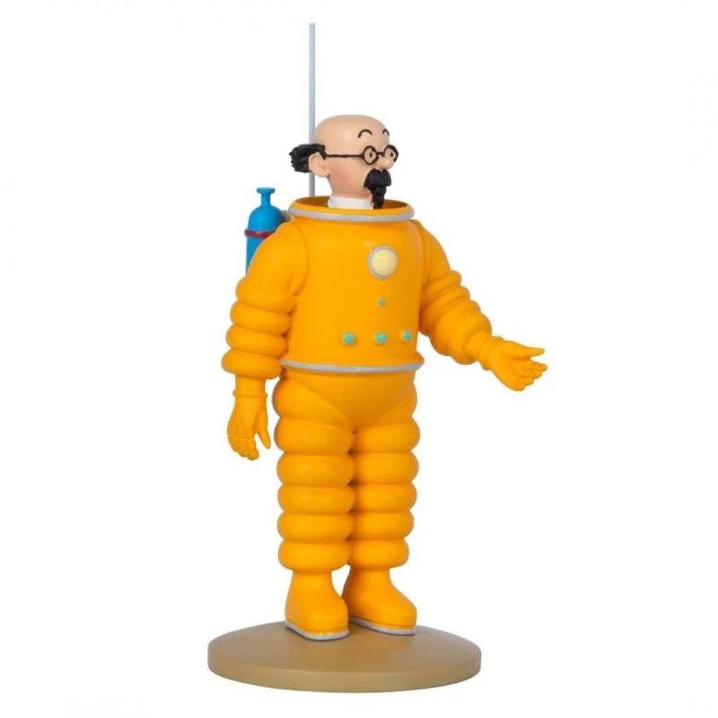 ​Figurine Tintin Tournesol cosmonaute -Tintinimaginatio