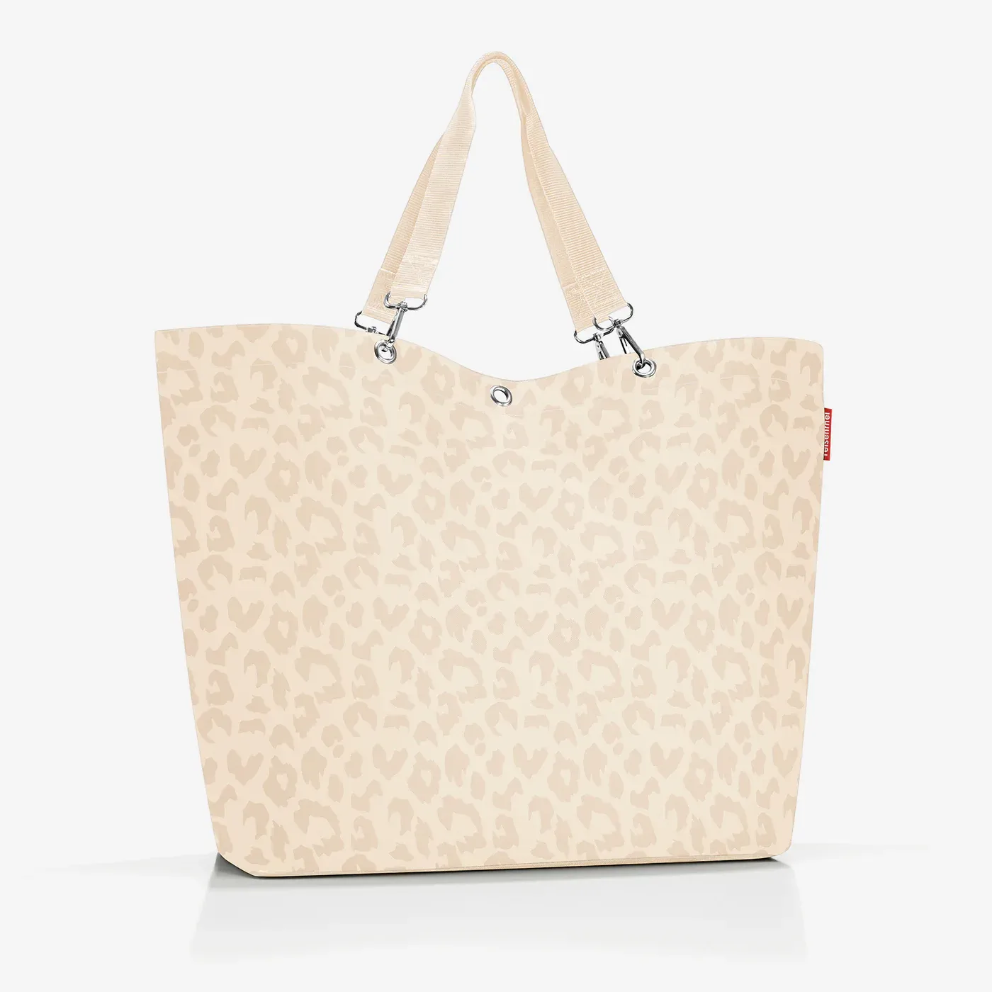 Sac Shopper XL Leopard Claire (Leo Vanilla) - Reisenthel