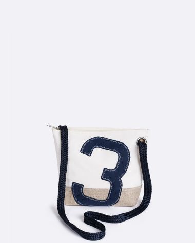 Sac Rivage bandoulière cuir bleu 727 Sailbags