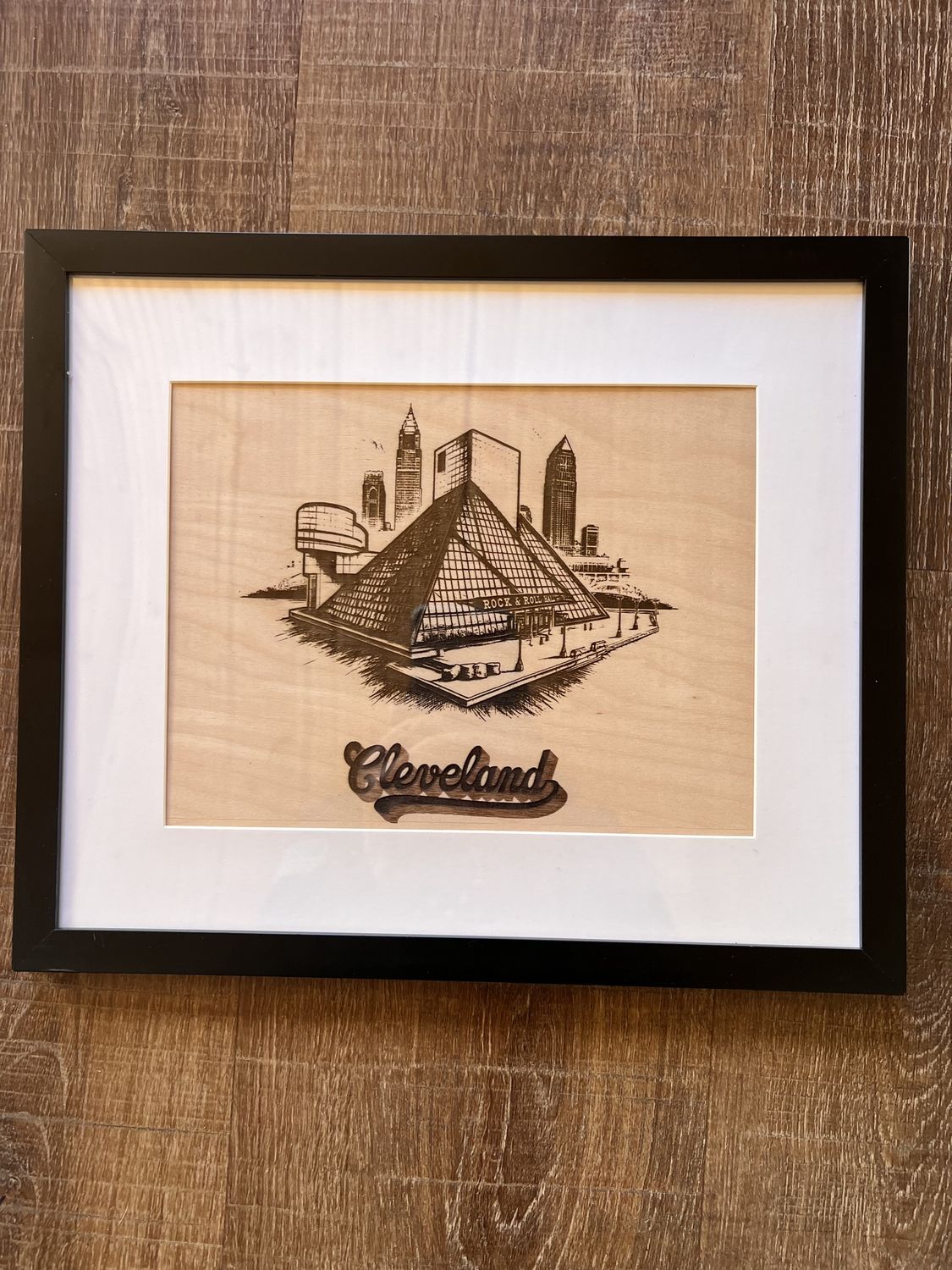 Engraved Wall Art., Options: Rock Hall