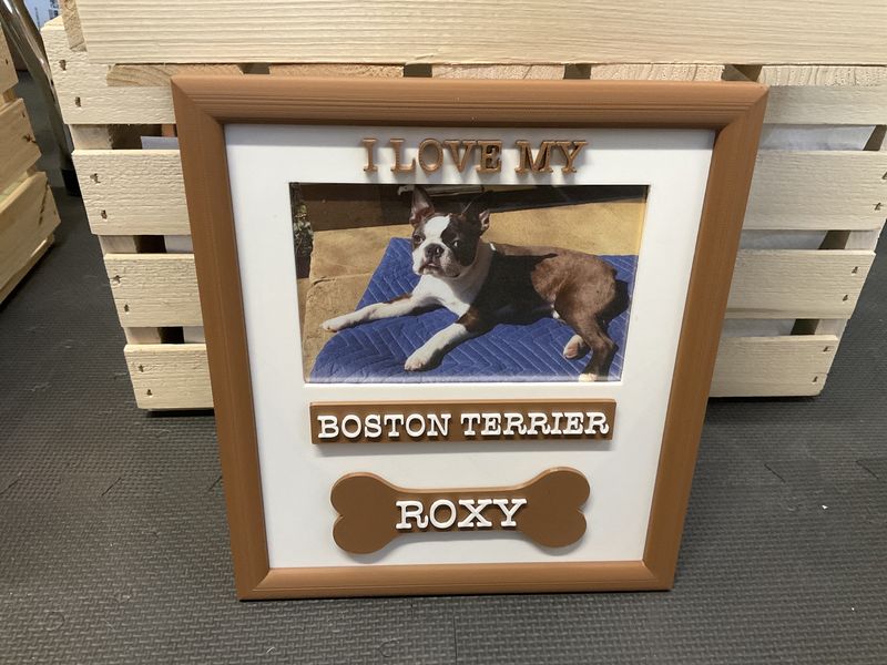 I love my dog picture frames