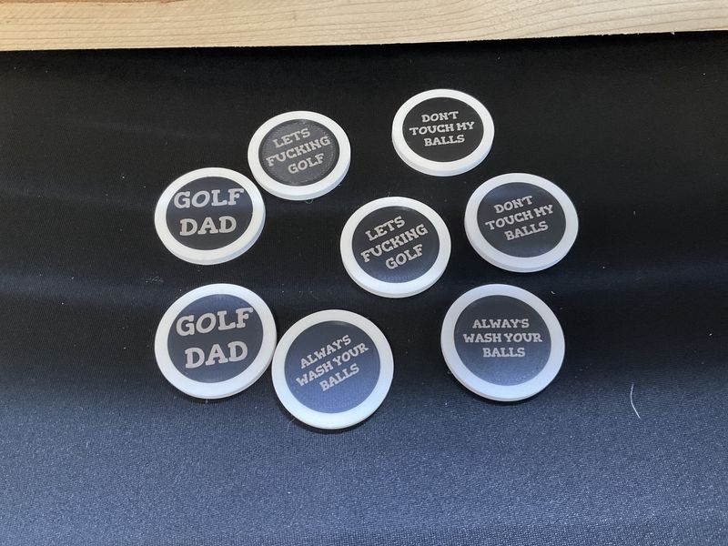 Golf ball markers