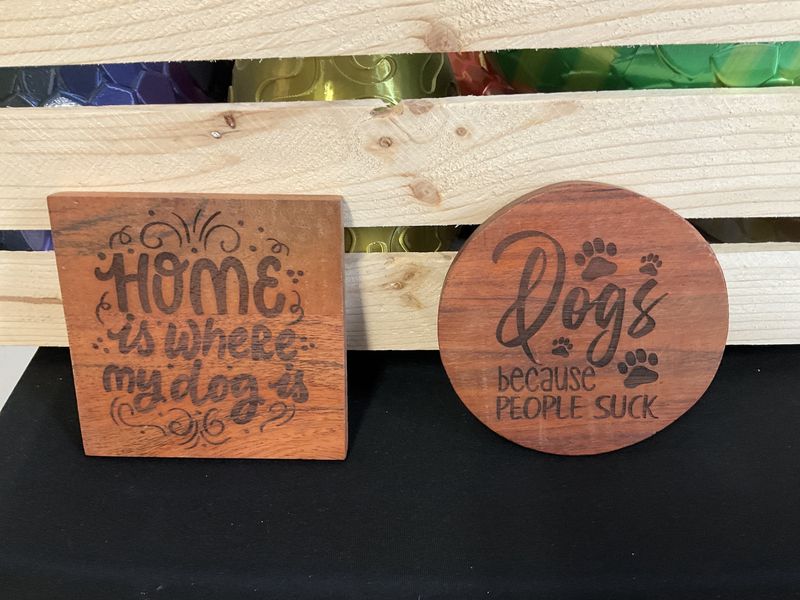 Wood coasters