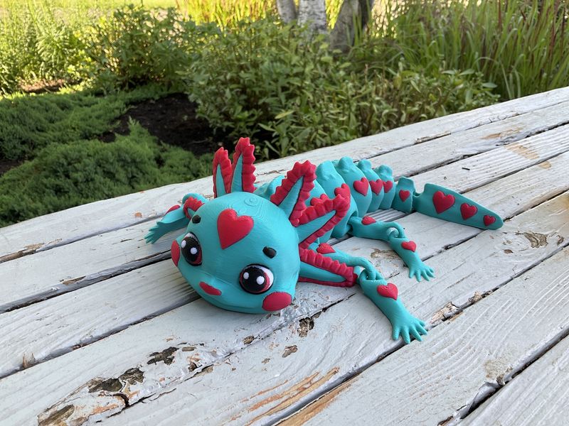 Heart axolotl