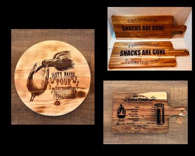 Engraved Cutting/Charcuterie Boards