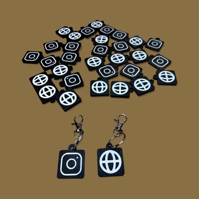 NFC Tag Programed Keychains and Poker Chips