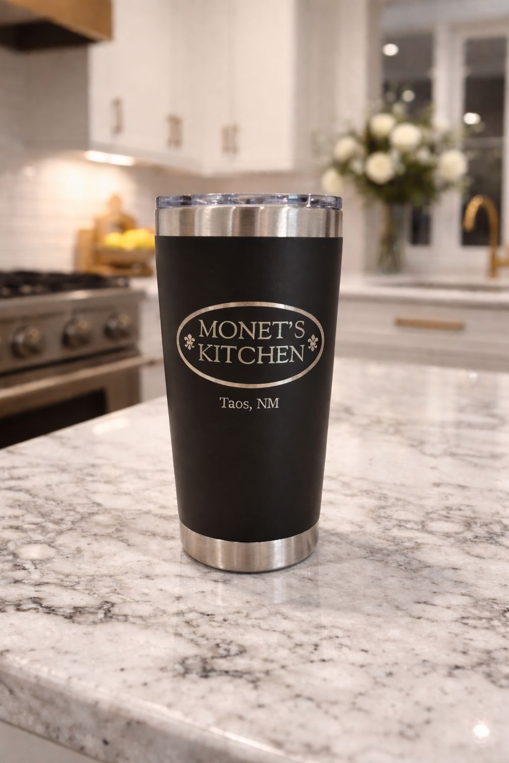 Monet's Kitchen Tumbler 20oz - Black