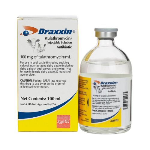Draxxin (Tulathromycin) 100mg/ml Injectable
