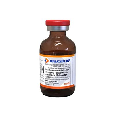 Draxxin KP (Taluthromycin/Ketoprofen) Injection