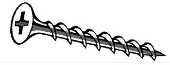 BLACK PHOSPHATE COARSE PHILLIPS BUGLE DRYWALL SCREWS 5#
