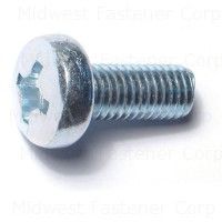 8MM ZINC PHILLIPS MACHINE SCREWS EA