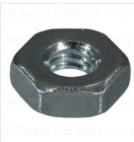 ZINC COARSE HEX NUTS