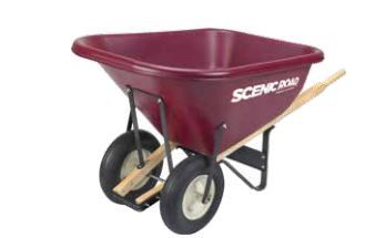 DUAL WHEEL WHEELBARROW