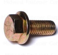 5/8-11 YELLOW ZINC GRADE 8 COARSE HEX FLANGE BOLTS EA
