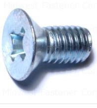 3/8-16 ZINC PHILLIPS FLAT MACHINE SCREWS EA