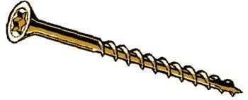 GOLD STAR WOOD SCREW 1#