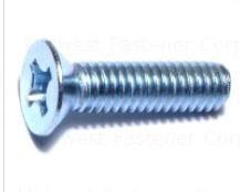 5/16-18 ZINC PHILLIPS FLAT MACHINE SCREWS EA