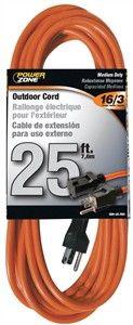 16/3 ORANGE EXTENSION CORD