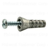 LEAD WOOD ANCHOR W/ SCREWS