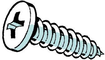 ZINC PHILLIPS PAN SHEET METAL SCREWS