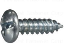 #12 PLAIN COMBO PAN SHEET METAL SCREW EA