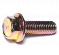 1/2-13 YELLOW ZINC GRADE 8 COARSE HEX FLANGE BOLTS EA