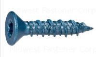 BLUE RUSPERT TORQUEMASTER STAR FLAT MASONRY SCREWS EA