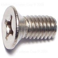 6MM ZINC PHILLIPS MACHINE SCREWS EA