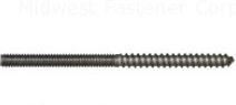 1/4-20 PLAIN STEEL HANGER BOLT EA