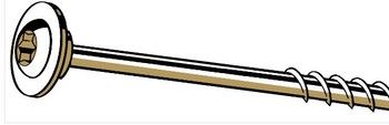 TAN STAR LAG SCREW