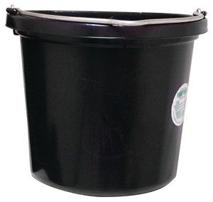 DURAFLEX PLASTIC FLATBACK BUCKET 20QT