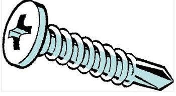 ZINC PHILLIPS PAN SELF-DRILLING SCREWS