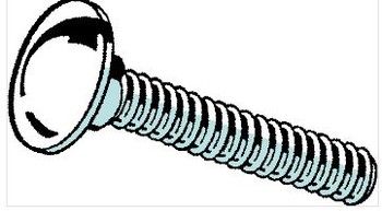 5/16-18  GALVANIZED CARRIAGE BOLTS