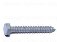 1/4 GALVANIZED HEX LAG SCREWS EA