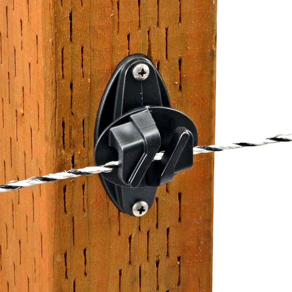 CLAW WOOD POST INSULATOR- PACK OF 25