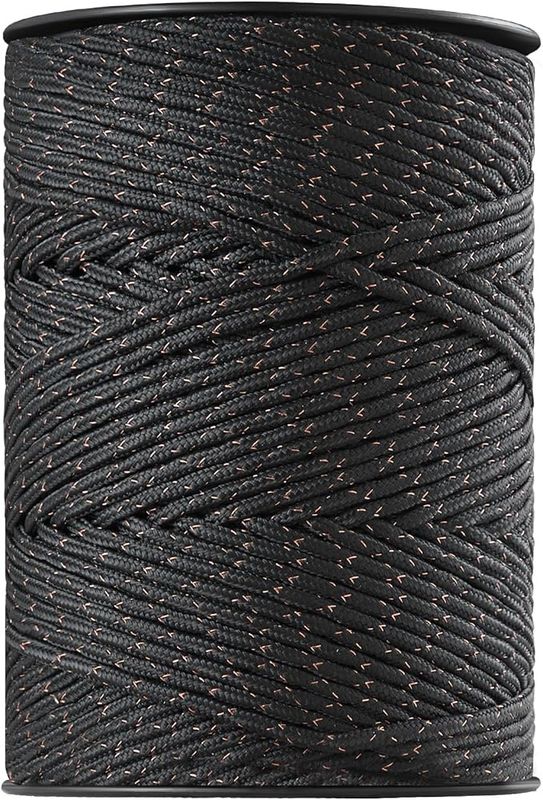 1/4"X1000' BLACK HOT BRAID