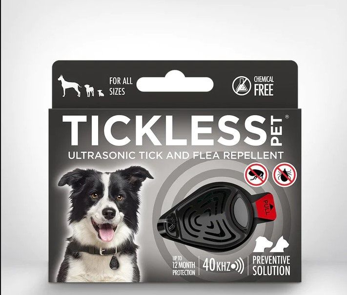 TICKLESS PET COLLAR JET BLACK