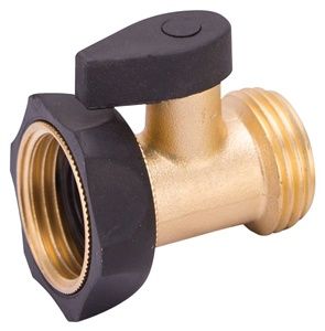 BRASS GARDEN HOSE SHUT OFF VALVE