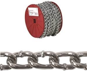 CAMPBELL TWIST LINK COIL CHAIN STEEL 2/0 70' PER FT