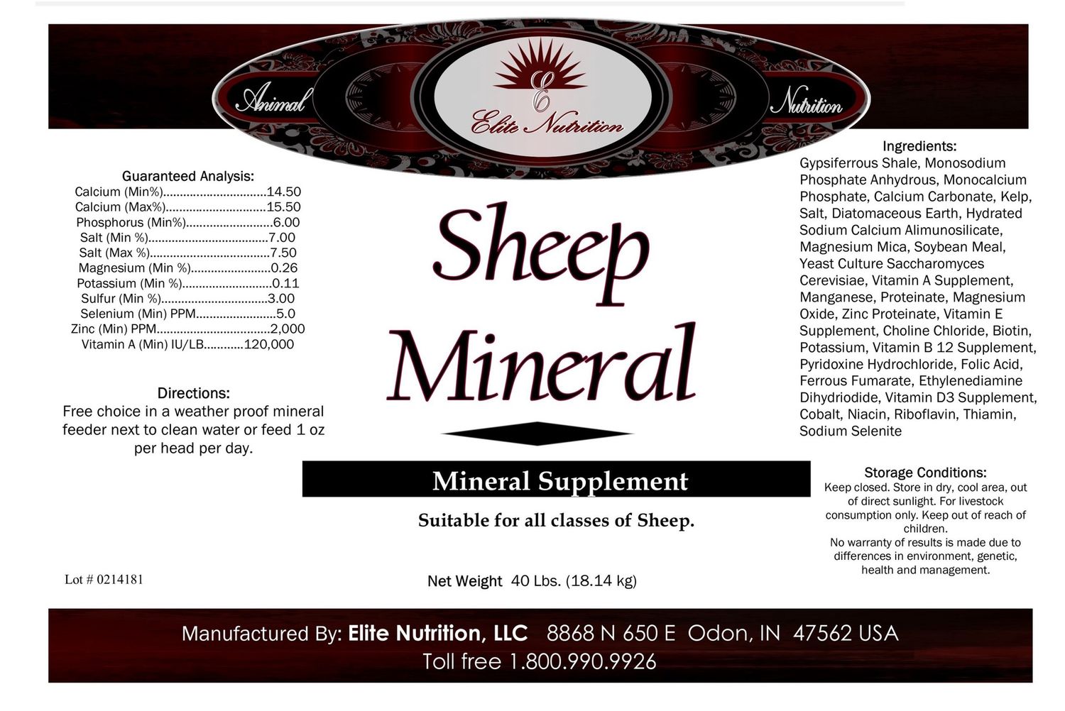 SHEEP MINERAL