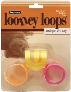 LOONEY LOOPS PLASTIC CAT TOY