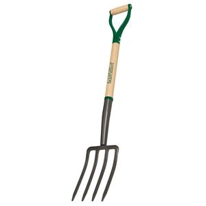 4-TINE SPADING FORK WOOD HANDLE