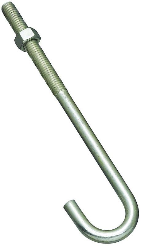7" ZINC J- BOLT