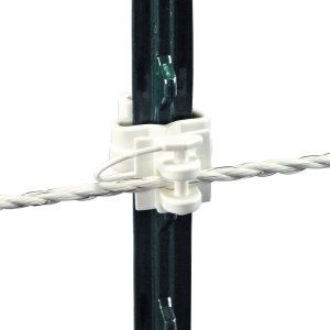 PIN LOCK T-POST INSULATORS - PK OF 25