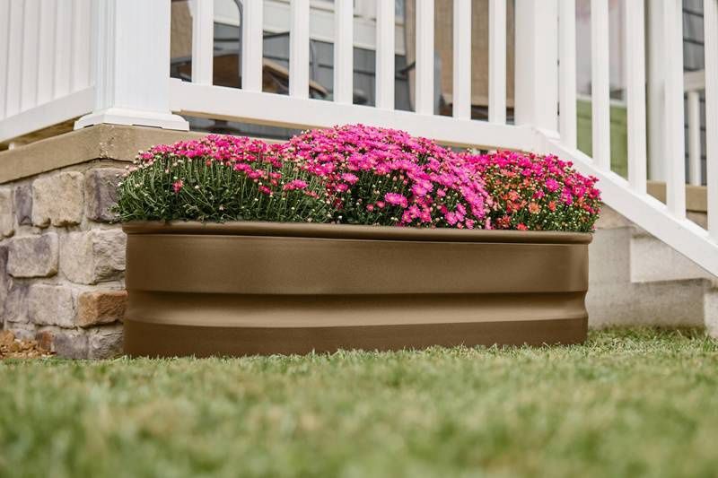 OVAL RAISED BED PLANTER - COPPER