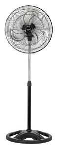 18" BLACK PEDESTAL FAN