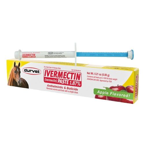 DURVET IVERMECTIN DEWORMER PASTE EQUINE