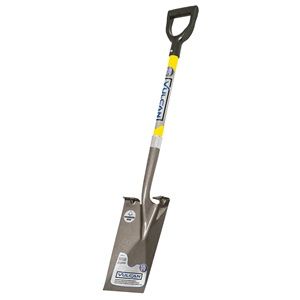 D-GRIP FIBERGLASS HANDLE GARDEN SPADE