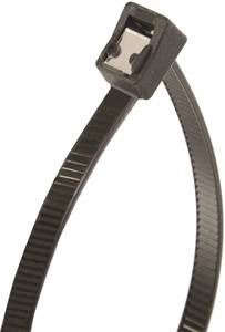 BLACK DOUBLE-LOCKING CABLE TIE